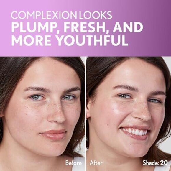 Covergirl Simply Ageless Skin Perfector Essence Foundation, 20 Light, Tinted - Picture 3 of 3